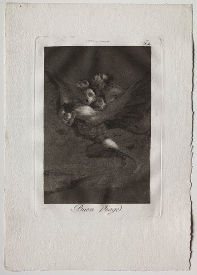 Nyolcvan szeszély: Bon Voyage, 1793-1798. alkotó: Francisco de Goya