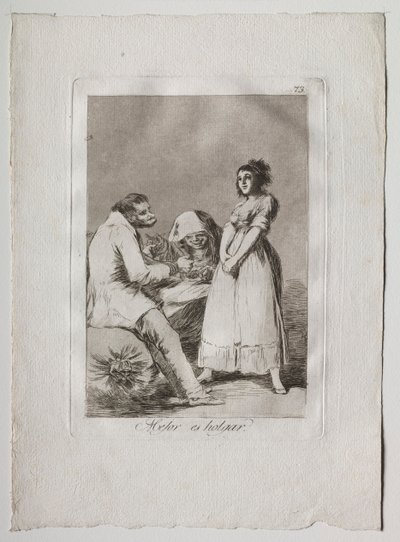 Ochenta Caprichos: Jobb lustának lenni, 1793-1798. alkotó: Francisco de Goya