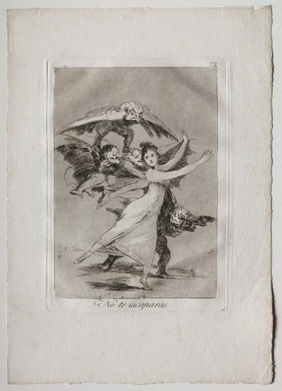 Ochenta Caprichos: Nem menekülsz alkotó: Francisco de Goya