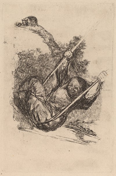 Öregasszony a hinta alkotó: Francisco de Goya