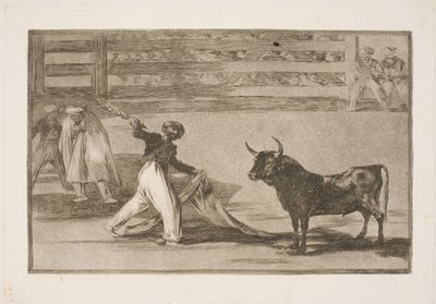 A szigonyok vagy banderillák eredete alkotó: Francisco de Goya
