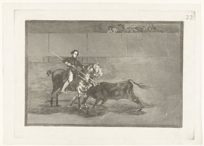 Vödörtáska homokos van Zaragosa-ban A híres zaragozai Pajuelera férfias értéke Bikaviadal (sorozat címe) Stierenvechten (sorozat címe) alkotó: Francisco de Goya