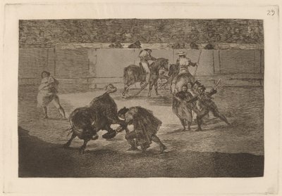 Pepe Illo, aki kivágja a bikát (Pepe Illo a "Corte" áthaladása) alkotó: Francisco de Goya