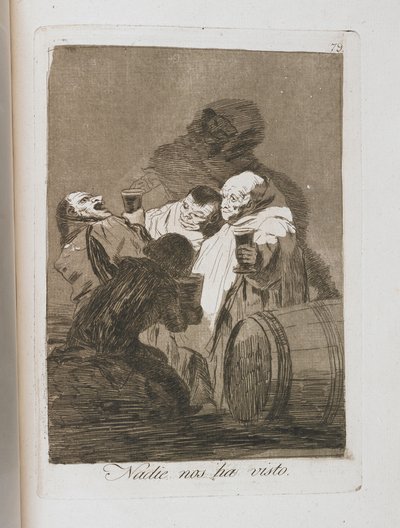 Tányér Los Caprichosból, 1797-1798 alkotó: Francisco de Goya