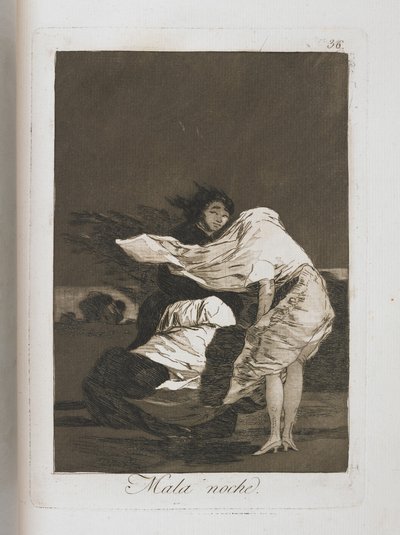 Tányér Los Caprichosból, 1797-1798 alkotó: Francisco de Goya