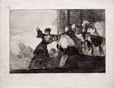 Poor Folly a Los Disparates Follies, 1815-1819 című sorozatból alkotó: Francisco de Goya