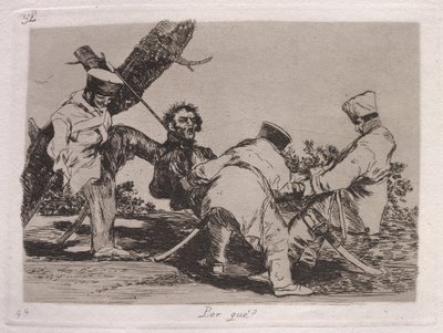 Mert? (miért?) alkotó: Francisco de Goya