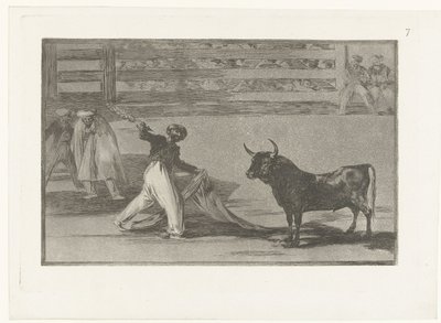 Stierenvechten met banderilla A szigonyok vagy banderillák eredete Stierenvechten (sorozat címe) Bikaviadal (sorozat címe) alkotó: Francisco de Goya