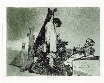 Sem ezt sem. 36. tábla a háború katasztrófáiból alkotó: Francisco de Goya