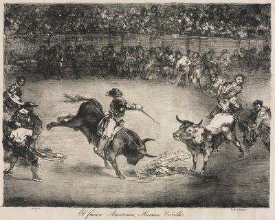A Bordeaux-i bikák: A híres amerikai, Mariano Ceballos alkotó: Francisco de Goya