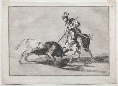 A Cid Campeador egy másik bikát dob fel alkotó: Francisco de Goya