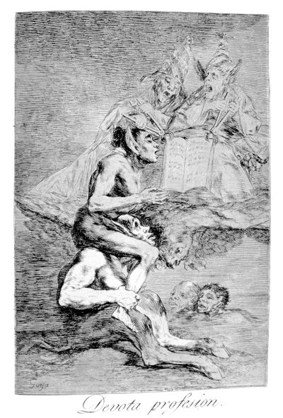 A jámbor hivatás, 1799 alkotó: Francisco de Goya