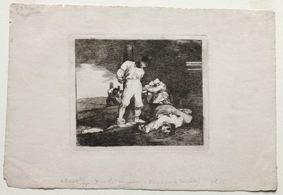 A háború katasztrófái: és nincs rá segítség alkotó: Francisco de Goya