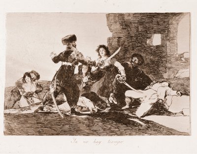 A háború katasztrófái: Már késő (rajz után rézkarc alkotó: Francisco de Goya