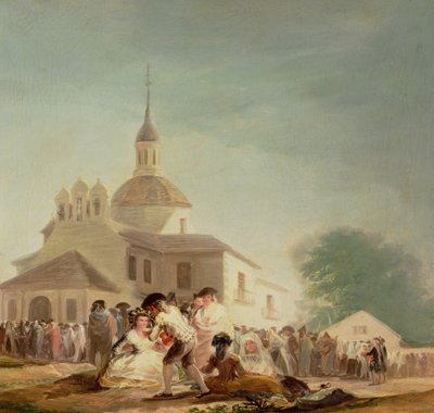 San Isidro Ermitázsa, Madrid, 1788 alkotó: Francisco de Goya