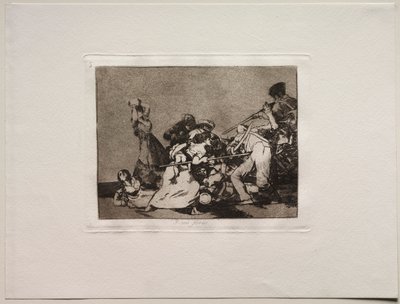 A háború borzalmai: És olyanok, mint a vadállatok alkotó: Francisco de Goya