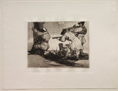 A háború borzalmai: Barbárok! alkotó: Francisco de Goya