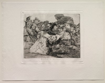 The Horrors of War: Charlatans Show. alkotó: Francisco de Goya