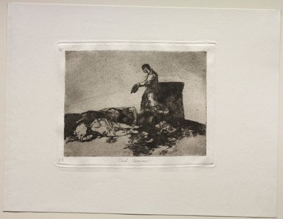 A háború borzalmai: A jaj kegyetlen története alkotó: Francisco de Goya