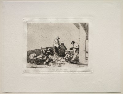 A háború borzalmai: hiába sírunk. alkotó: Francisco de Goya