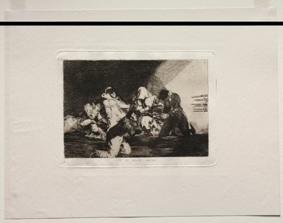 The Horrors of War: One Cant Look. alkotó: Francisco de Goya