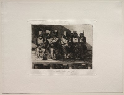 A háború borzalmai: Nem lehet megmondani, miért. alkotó: Francisco de Goya