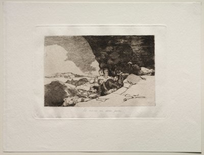 A háború borzalmai: Ugyanaz máshol. alkotó: Francisco de Goya