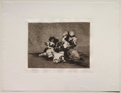 A háború borzalmai: A nők bátorságot adnak alkotó: Francisco de Goya
