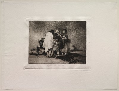 A háború borzalmai: Nem volt mit tenni, és meghalt. alkotó: Francisco de Goya