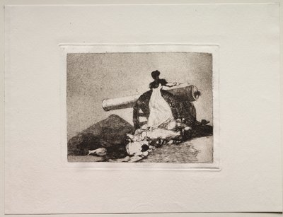 A háború borzalmai: micsoda bátorság!. alkotó: Francisco de Goya