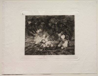 A háború borzalmai: Feltámad újra? alkotó: Francisco de Goya