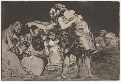 A Példabeszédek: Házassági bolondság, 1864. alkotó: Francisco de Goya