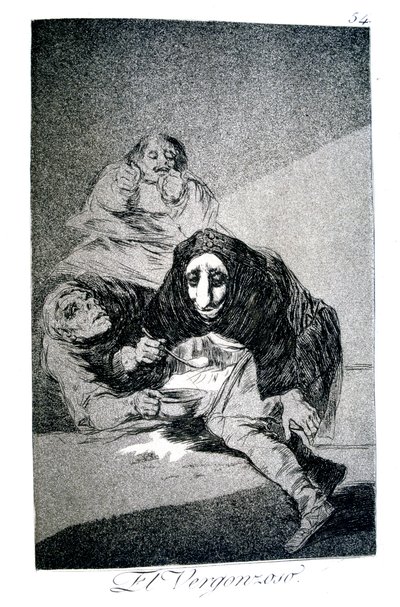 A szégyenletes, 1799 alkotó: Francisco de Goya