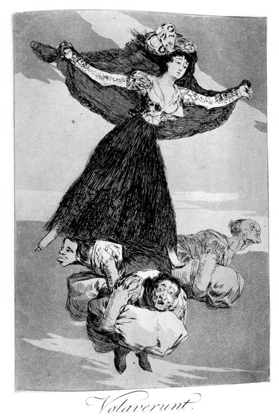 Repültek, 1799 alkotó: Francisco de Goya