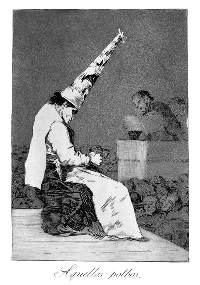 Azok a porszemek, Perrico, a nyomorék, 1799 alkotó: Francisco de Goya