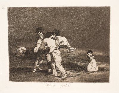 Szerencsétlen anya (50) alkotó: Francisco de Goya