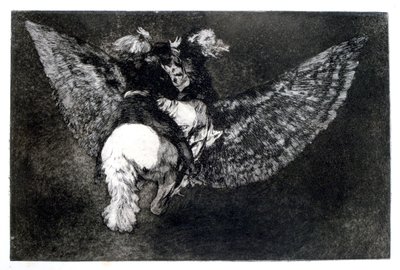 Szárnyas nonszensz, 1819-1823 alkotó: Francisco de Goya