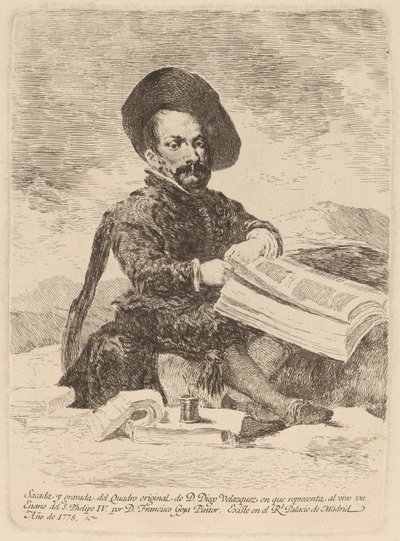 Egy törpe (A törpe) alkotó: Francisco de Goya after Diego Velázquez