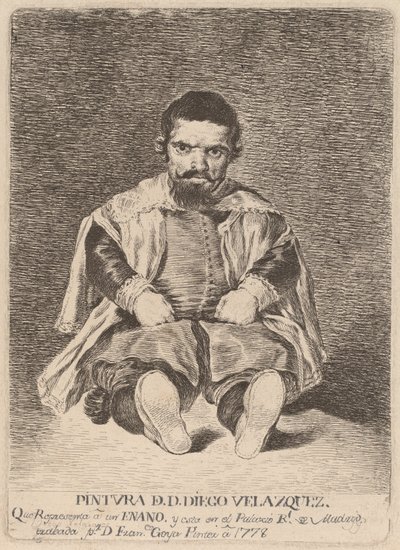 Egy törpe (A törpe) alkotó: Francisco de Goya after Diego Velázquez