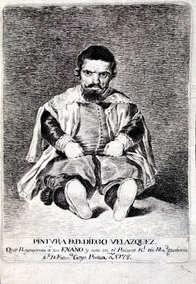 A törpe, Sebastián de Morra Felipe udvarában IV alkotó: Francisco de Goya