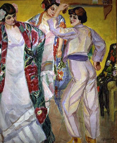 Flamenco venue, 20. század (festmény) alkotó: Francisco de Iturrino
