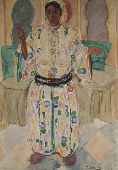 Nő lakik alkotó: Francisco de Iturrino