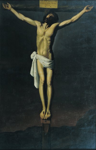 Keresztre feszített Krisztus alkotó: Francisco de Zurbaran