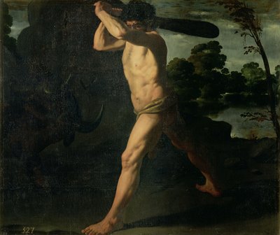 Herkules és a krétai bika alkotó: Francisco de Zurbaran