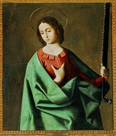 Szent Eufémia ... (festmény, vászon) alkotó: Francisco de Zurbaran