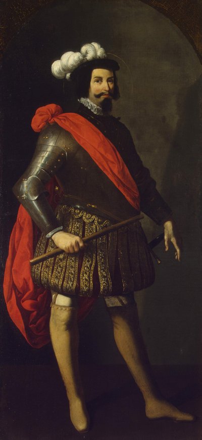 III. Kasztíliai Szent Ferdinánd, kb. 1630-1634 alkotó: Francisco de Zurbaran