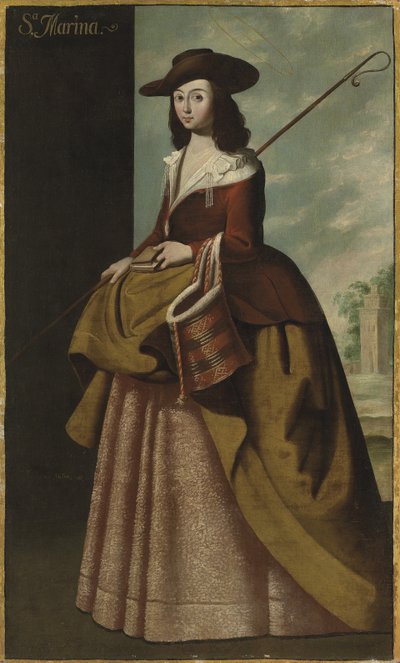Antiochiai Szent Margit, 1656 alkotó: Francisco de Zurbaran
