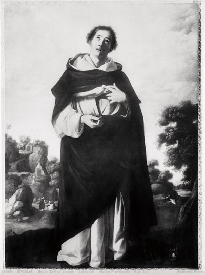 Boldog Henry Suso, 1636-38 körül alkotó: Francisco de Zurbaran
