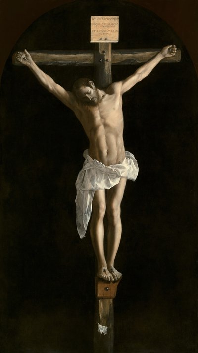 A keresztre feszítés, 1627. alkotó: Francisco de Zurbaran