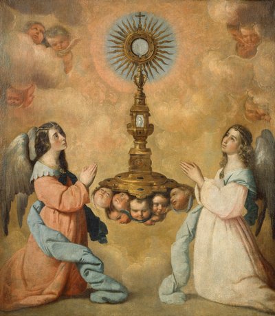 Az Eucharisztia, 1650 körül alkotó: Francisco de Zurbaran